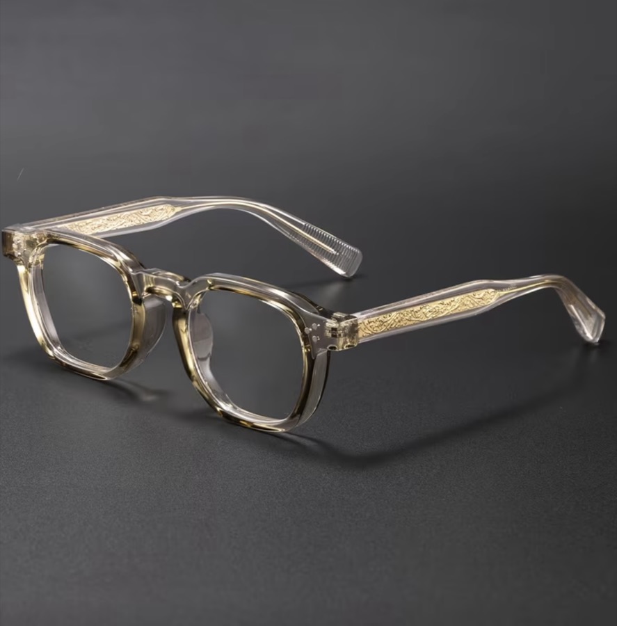 Transparent unisex eyeglass